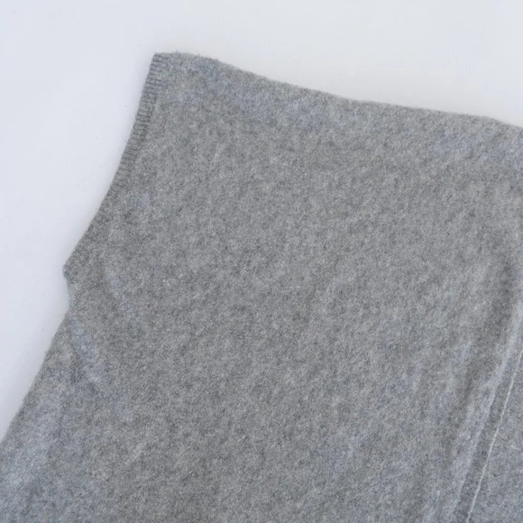 Aritzia Community Grey 54% Wool,  22% Yak Short Sleeve Cardigan XSmall - Picture 10 of 11